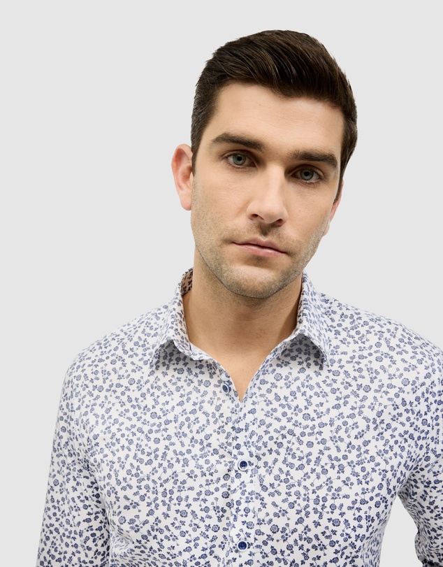 Politix - Ditsy Floral Print Long Sleeve Shirt