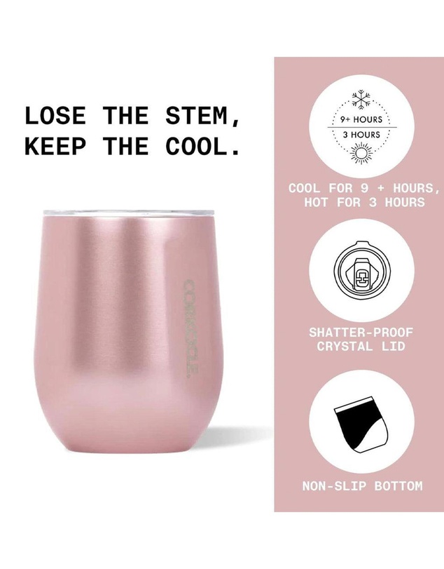 CORKCICLE - Corkcicle Stemless - 355ml Sparkle Unicorn Magic