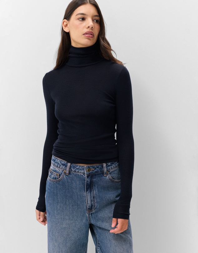 UNISON - Merino High Neck Top