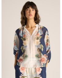 Fate + Becker - Solara Split Neck Blouse