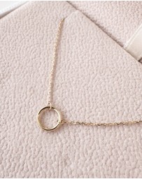Luna Rae - Solid Gold - Eternity Necklace