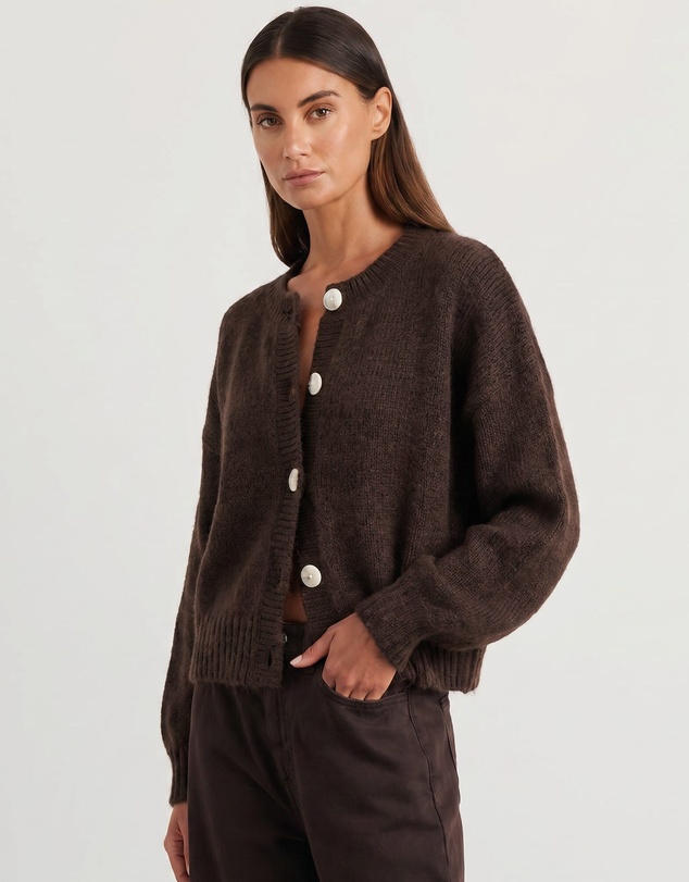 Jag - Lily Fluffy Knit Cardigan