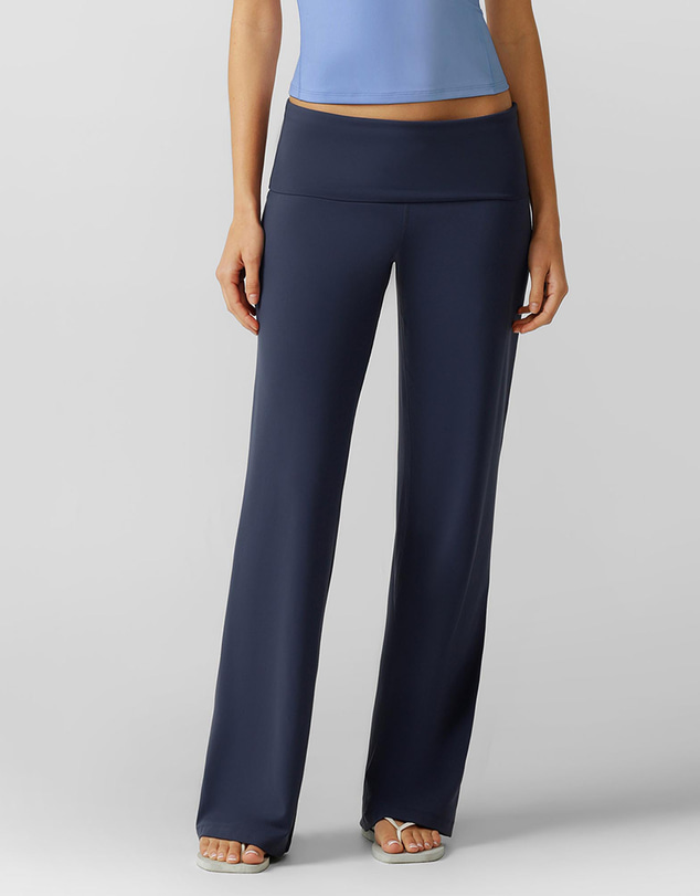 Lorna Jane - Liberty Fold Over Waist Wide Leg Active Pants
