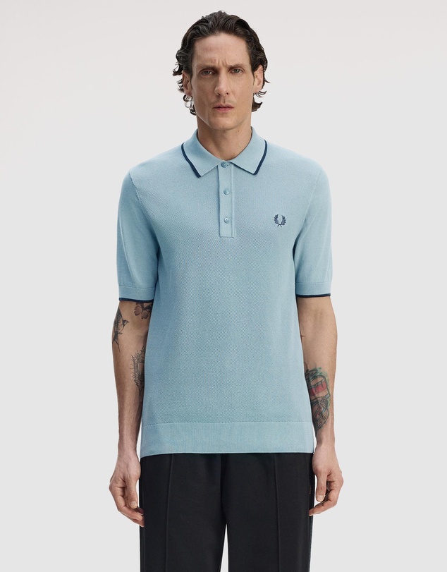 Fred Perry - Pique Stitch Knitted Shirt