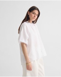 Oxford - Annika Washed Linen Shirt