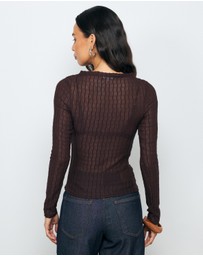 AERE - Valentina Long Sleeve Top