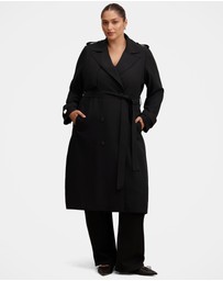 Forever New Curve - Cameron Curve Soft Trench Coat