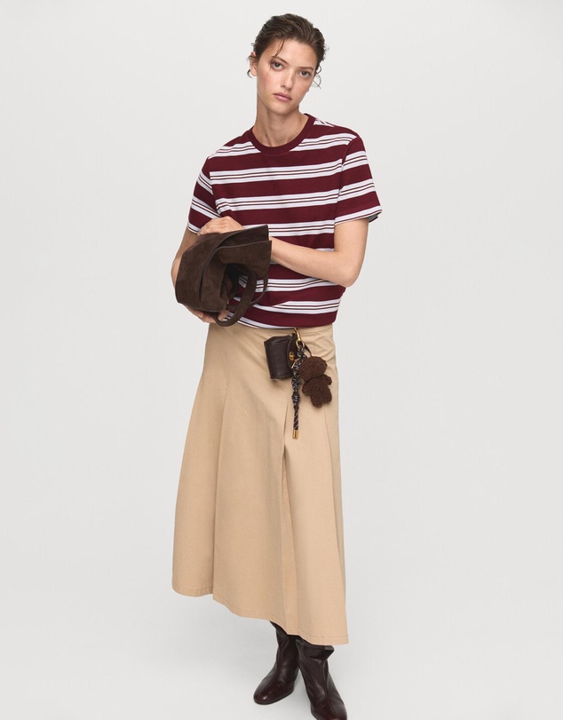 M.N.G - Striped Short-Sleeved T-Shirt