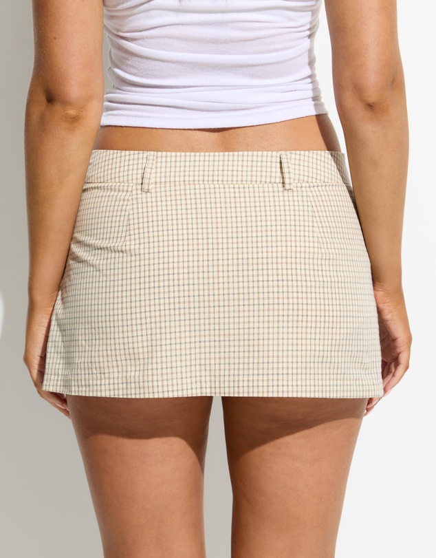Dazie - Darius Check Micro Skort