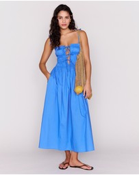 MINKPINK - Liana Tie Detail Midi Dress