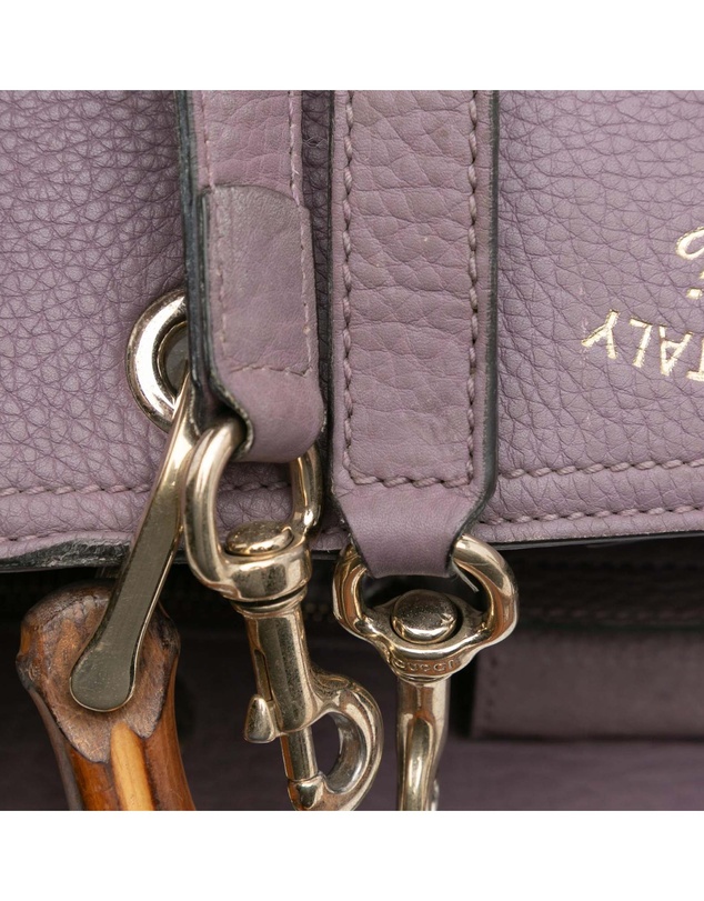 Pre-Loved by Azura Reborn - Pre-Loved Medium Calfskin Bamboo Shopper Satchel