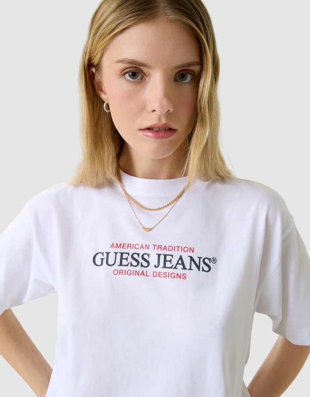 GUESS - GUESS JEANS Oversized American Tradition T-shirt