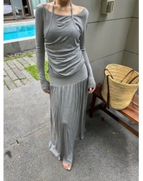 Glamorous - Jersey top and skirt set