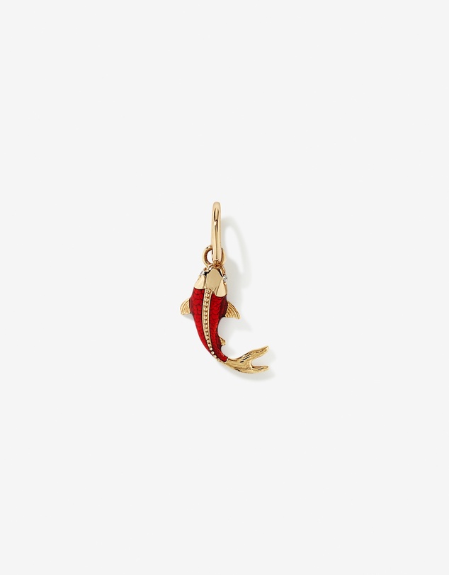 Michael Hill - Koi Fish Pendant with Cubic Zirconia in 10kt Gold
