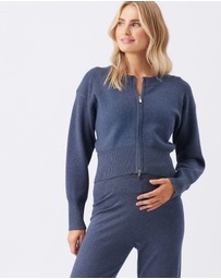 Ripe Maternity - Delta Zip Through Knit