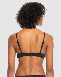Roxy - Womens Rib Roxy Love The Surf Knot Bikini Top