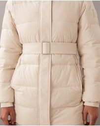 Calvin Klein - Belted Matte Quilted Jacket