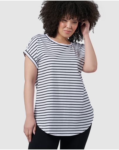 White Black Stripe