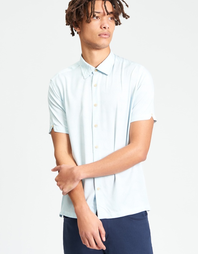 Ben Sherman - Linear Print Short Sleeve Shirt