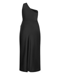 City Chic - Plus sizeJoy One Shoulder Maxi Dress - black