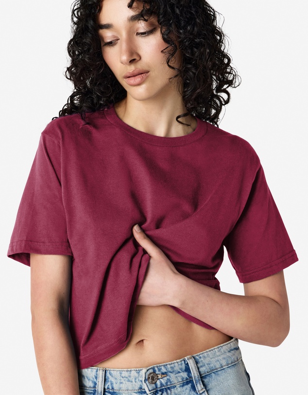 American Apparel - Women's Fine Jersey Boxy T-Shirt
