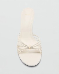 M.N.G - Strappy Kitten Heels