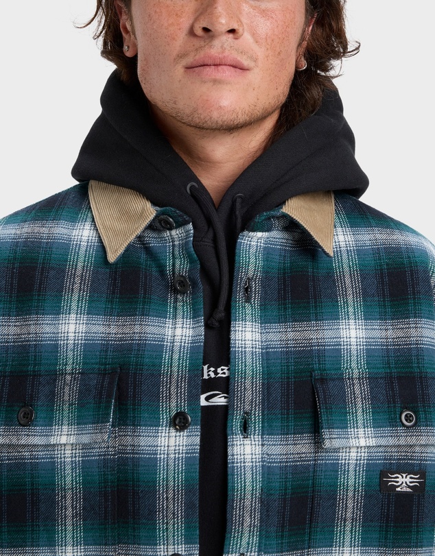 Quiksilver - Mens Shadow Check Long Sleeve Shirt