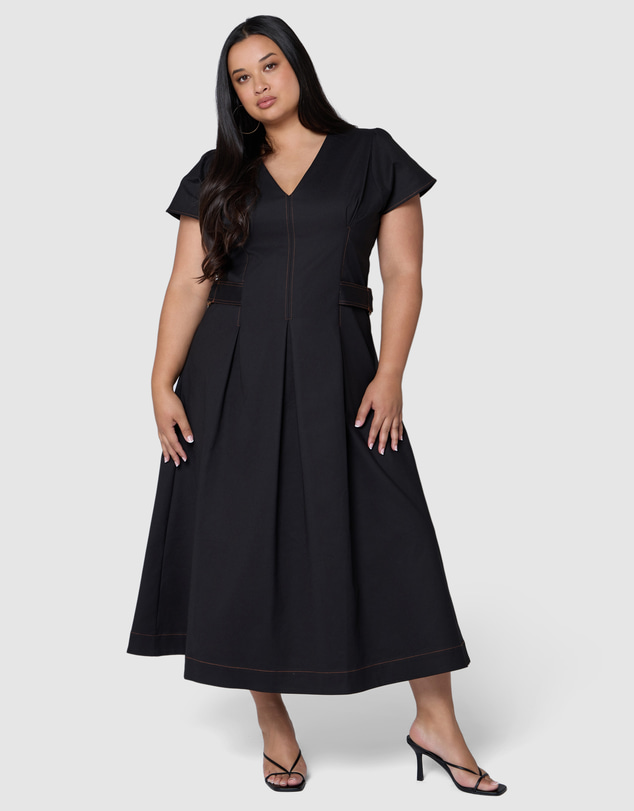 Sunday In The City - Bygones Midi Dress