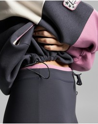 Rockwear - Cosy Fleece Blocked Snap Crew