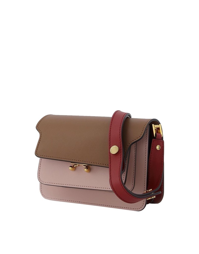 Pre-Loved by Azura Reborn - Pre-Loved Marni Trunk Bag Multicolor Leather Shoulder Bag