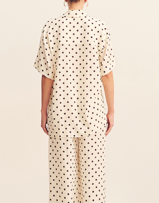 Shona Joy - Houston Side Split Short Sleeve Shirt