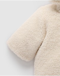Purebaby - Shearling Padded Jacket -Kids-Babies