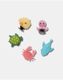 Crocs - 5-Pack UV Changing Sea Animals Jibbitz - Kids