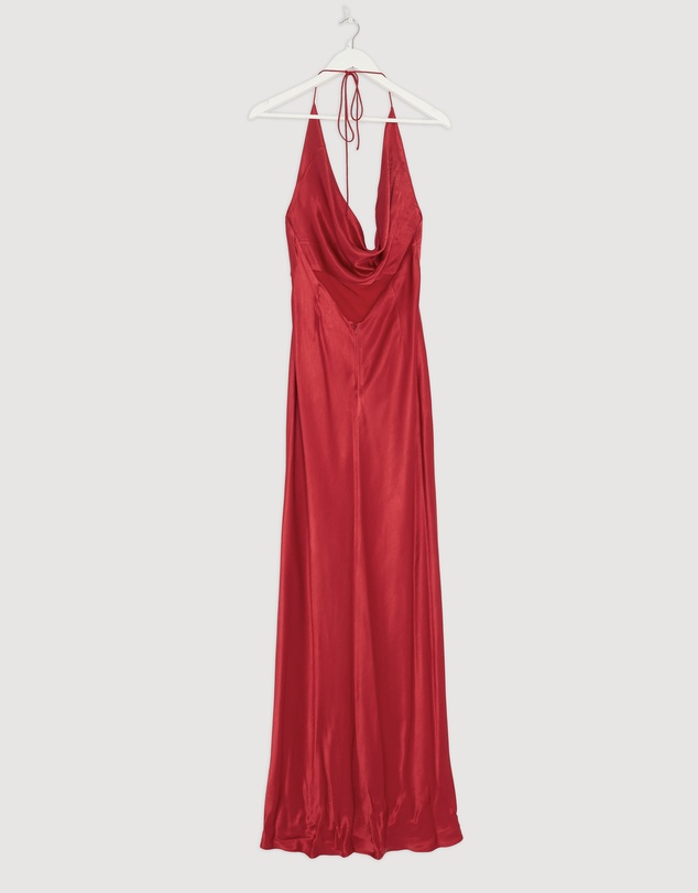 Revibe - Repaired Shona Joy Tatum Low Cowl Maxi Dress - AU 8