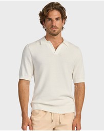 Academy Brand - Jonny Textured Knit Polo