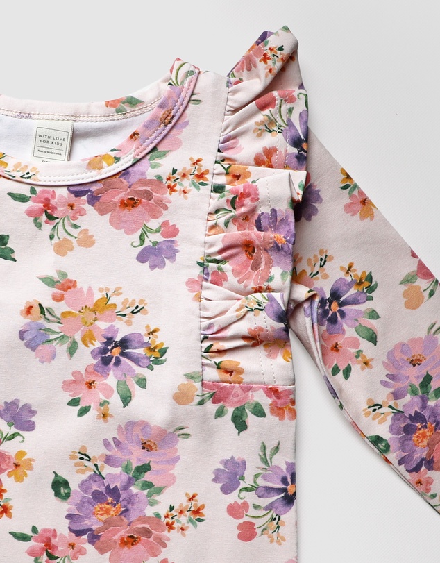 WITH LOVE FOR KIDS - Shimmy Long Sleeve Top - Kids