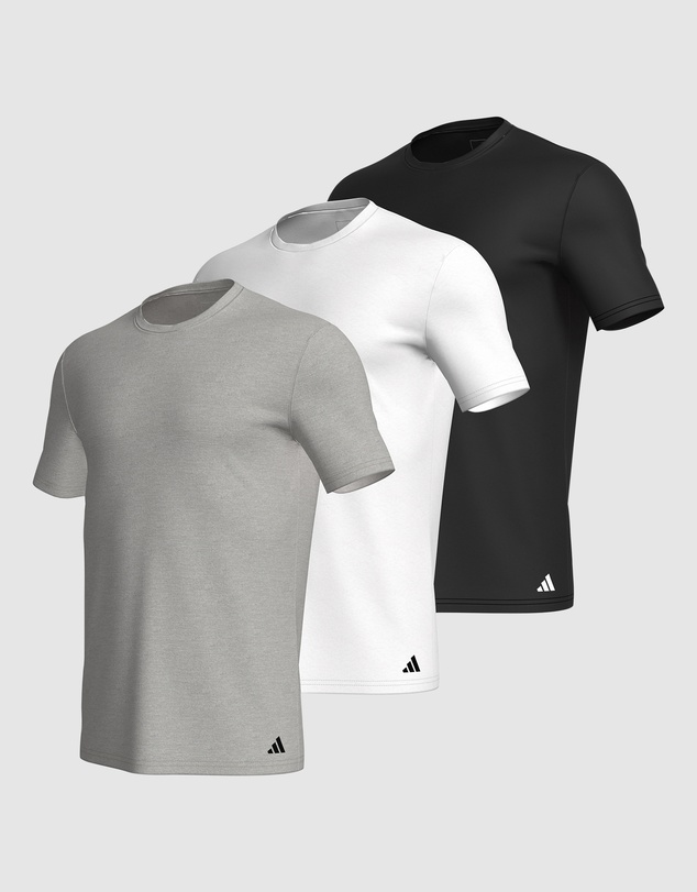 adidas Sportswear - 3 Pack Active Core Cotton Crew Neck T-Shirt