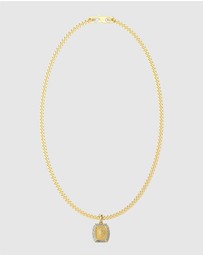 GUESS - Lion King Charm Necklace 53cm