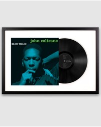 iWorld - Framed John Coltrane Blue Train Vinyl Album Art