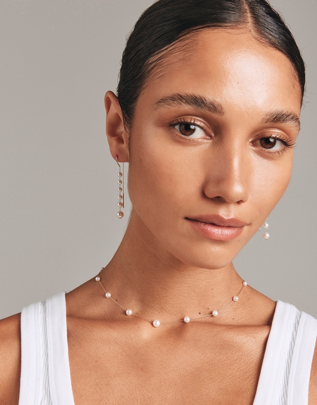 Michael Hill - Cultured Freshwater Pearl Necklace in 10kt Yellow Gold