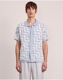 Frescobol Carioca - Pinto Cotton Crochet SS Cardigan