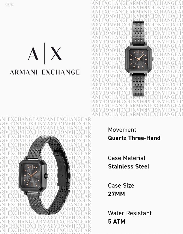 Armani Exchange - Black Analogue Watch