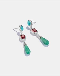 THOMAS SABO - THOMAS SABO Elyndra Earrings with Multicolored Stones