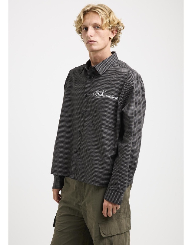 Black Noise White Rain - El Porter Long Sleeve Shirt