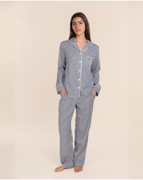 Gingerlilly - Rebecca Judd x Gingerlilly Susanna Cotton Long PJ Set