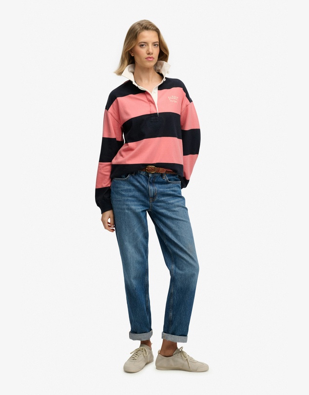 Superdry - Heritage Stripe Rugby Top