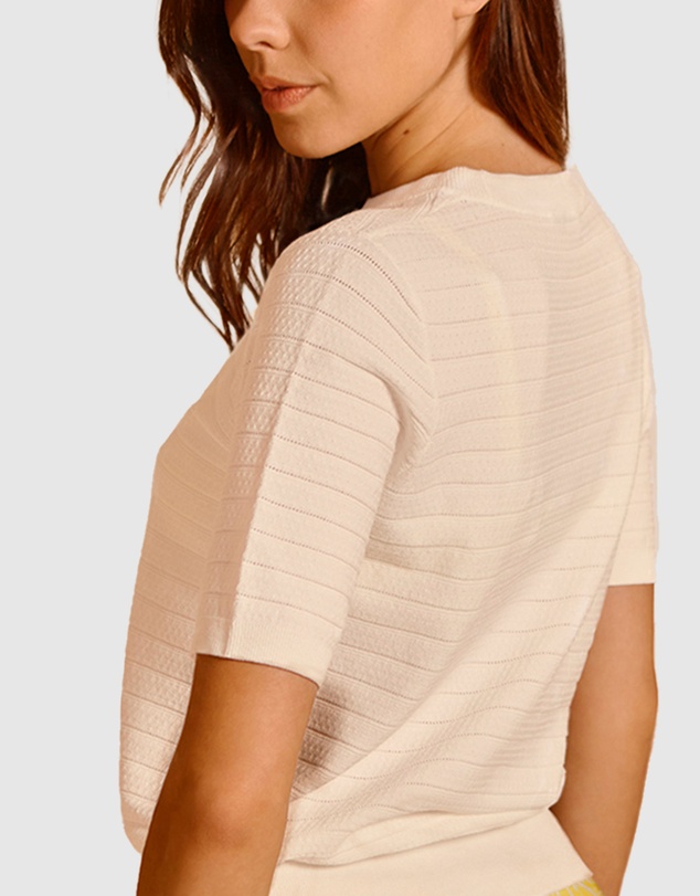Simone Perele - Pollen Short Sleeve Night Top