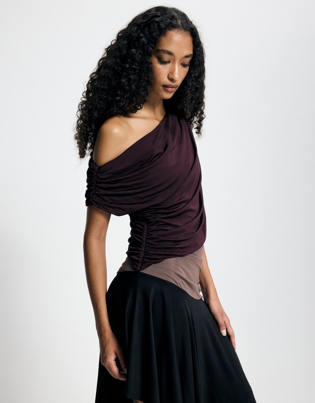 Lover - Ines Asymmetrical Midi Dress