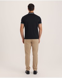 SABA - Ted Textured Cotton Polo