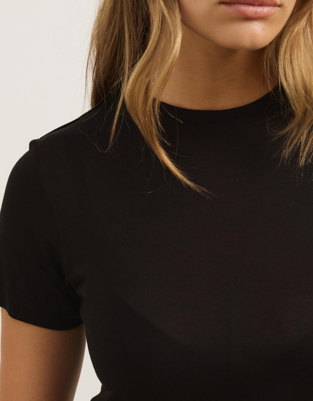 Atmos&Here - Wool Blend Short Sleeve T-Shirt